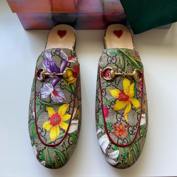 Gucci floral pincetown flats, S 37 - Picture 3 of 10